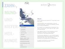 Tablet Screenshot of dr-pothe.de